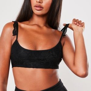 Lace black bralette